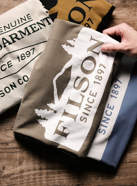 Filson Scenic Graphic美式复古短袖T恤男士简约宽松印花上衣潮牌