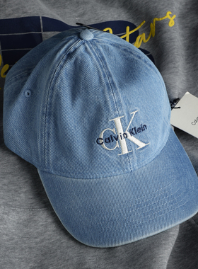 CalvinKlein男女同款刺绣棒球帽