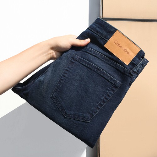 CalvinKlein牛仔男士直筒长裤