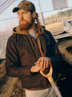 Filson美式复古干蜡布短款巡洋舰夹克25新款7oz薄款黄石工装外套