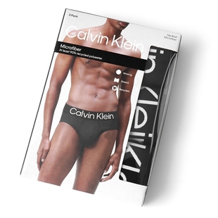 特价断码 Calvin Klein简约休闲百搭无痕男经典CK三角内裤三条装