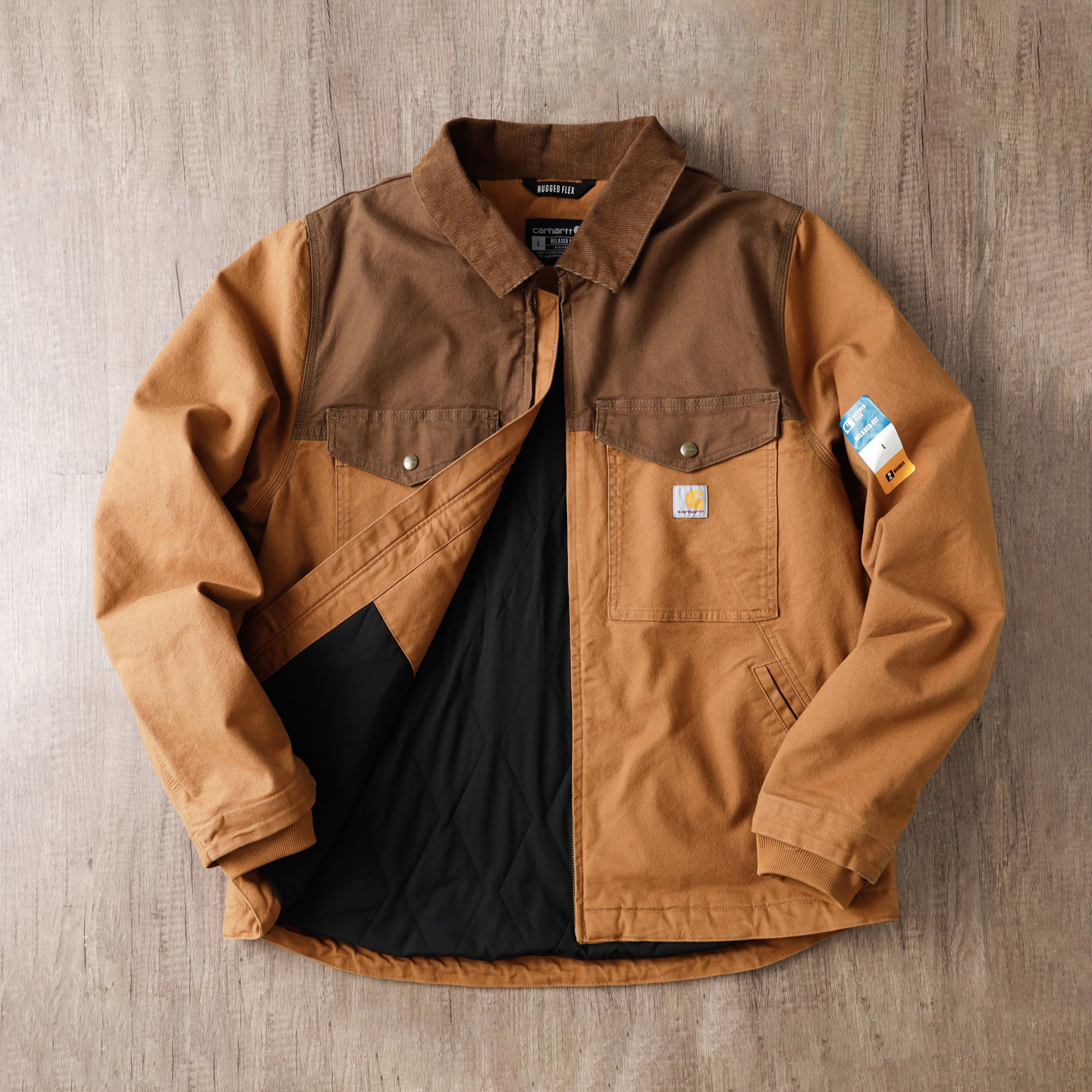 Carhartt 106432卡哈特主线西部黄石工装夹克男士重磅拼接外套秋