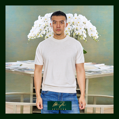 AllenXie丝羊绒羊毛短袖T恤