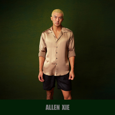 AllenXie巴拿马领真丝衬衫