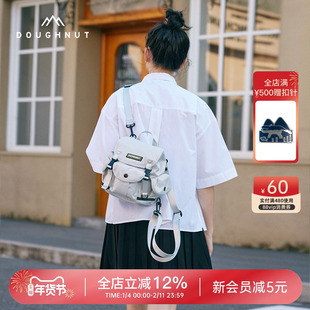 Doughnut甜甜圈户外双肩包女斜挎包旅游小包多功能相机包旅行背包