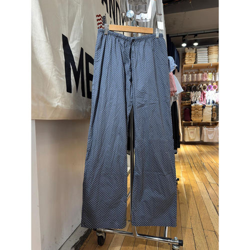 BM新款美式复古波点印花休闲裤