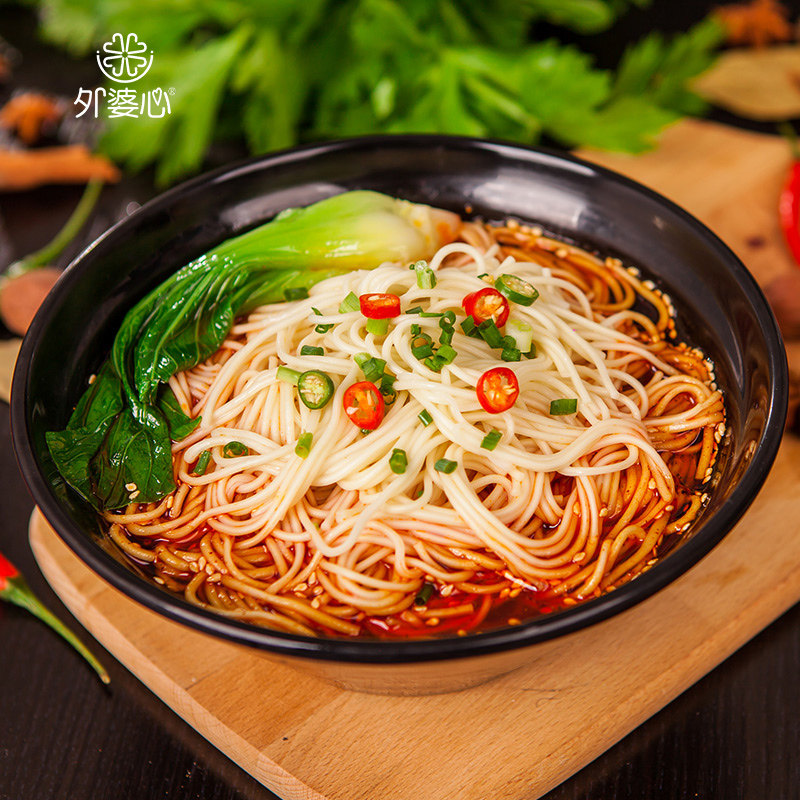 外婆心重庆小面 带调料挂面骨汤方便面条180g*3份装重庆特产速食