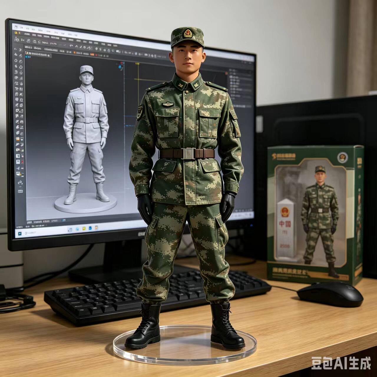3D打印/照片定制手办人偶全彩图片