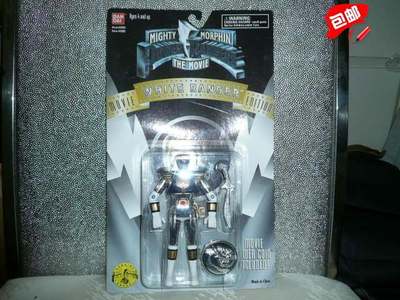 Bandai 美版 Power Rangers Movie 白战士 玩偶 儿童节 礼物