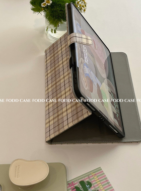 老式清冷日志风ipad皮套书本式pro11寸/10.9/10代全包平板保护套9.7寸/10.2/air5防摔软壳迷你6/mini12345