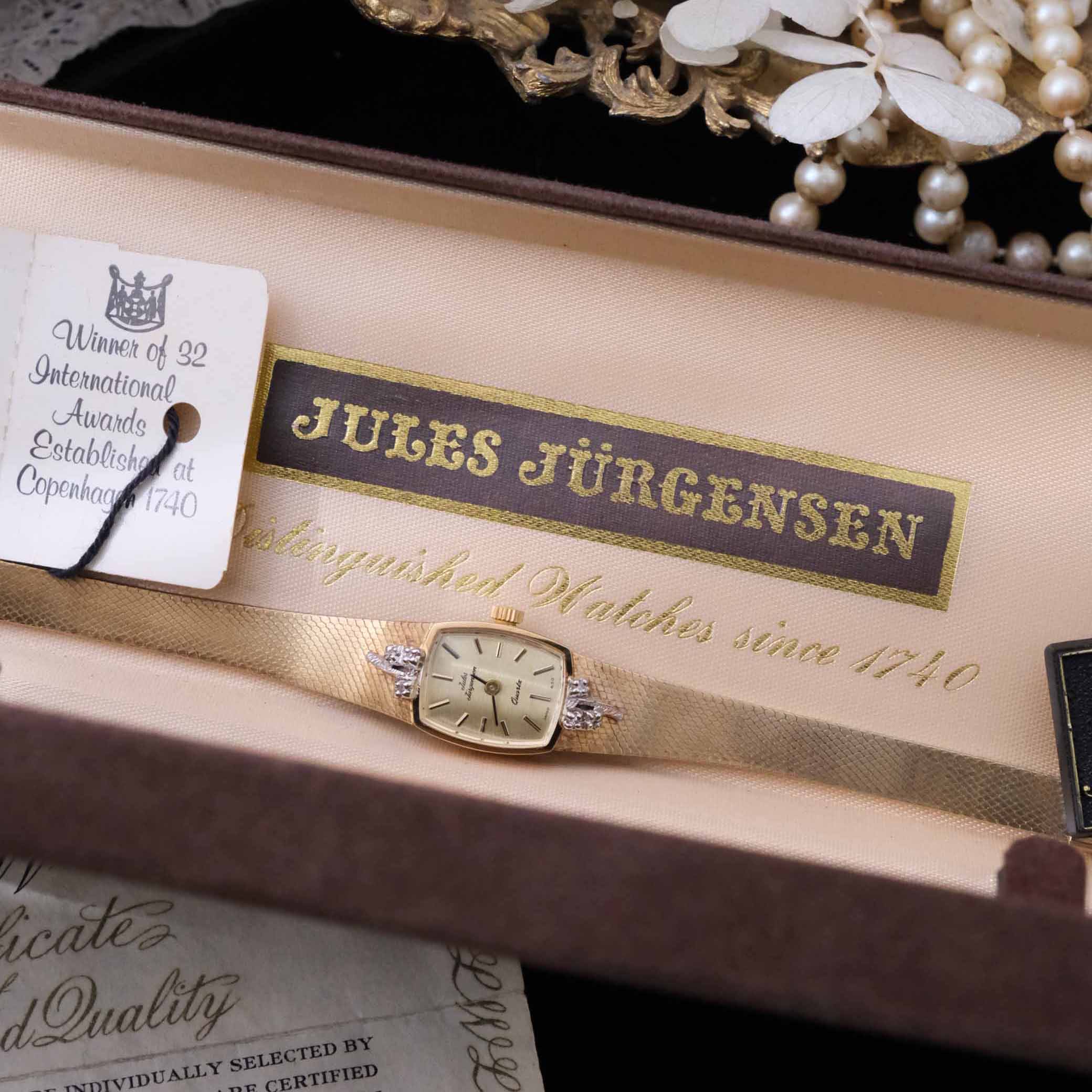 JulesJurgensen水晶古典手表