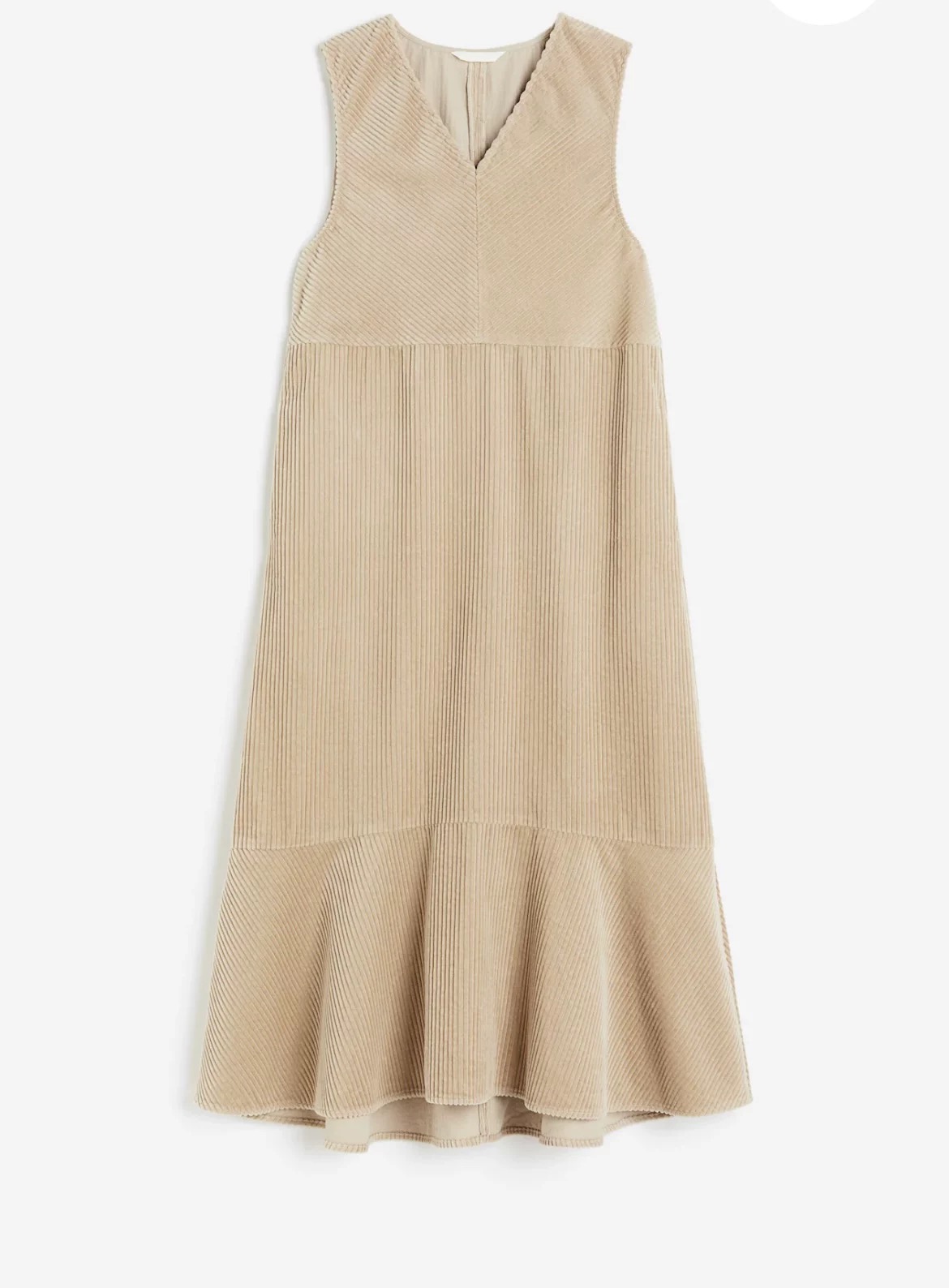 外贸单H家2025秋冬新款法式复古收腰显瘦时尚V领植绒背心连衣裙女