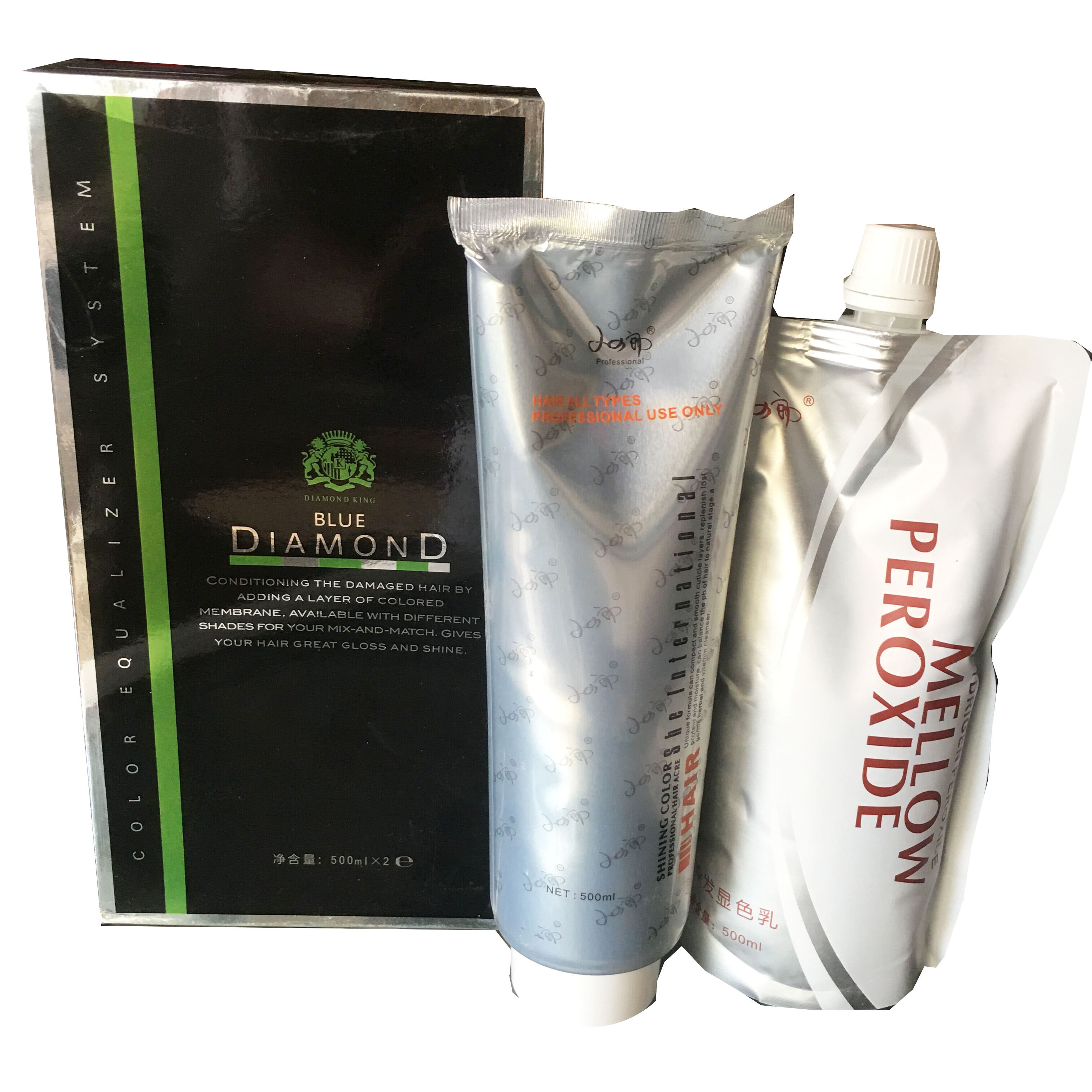 蓝钻石大盒500mlx2专业染膏
