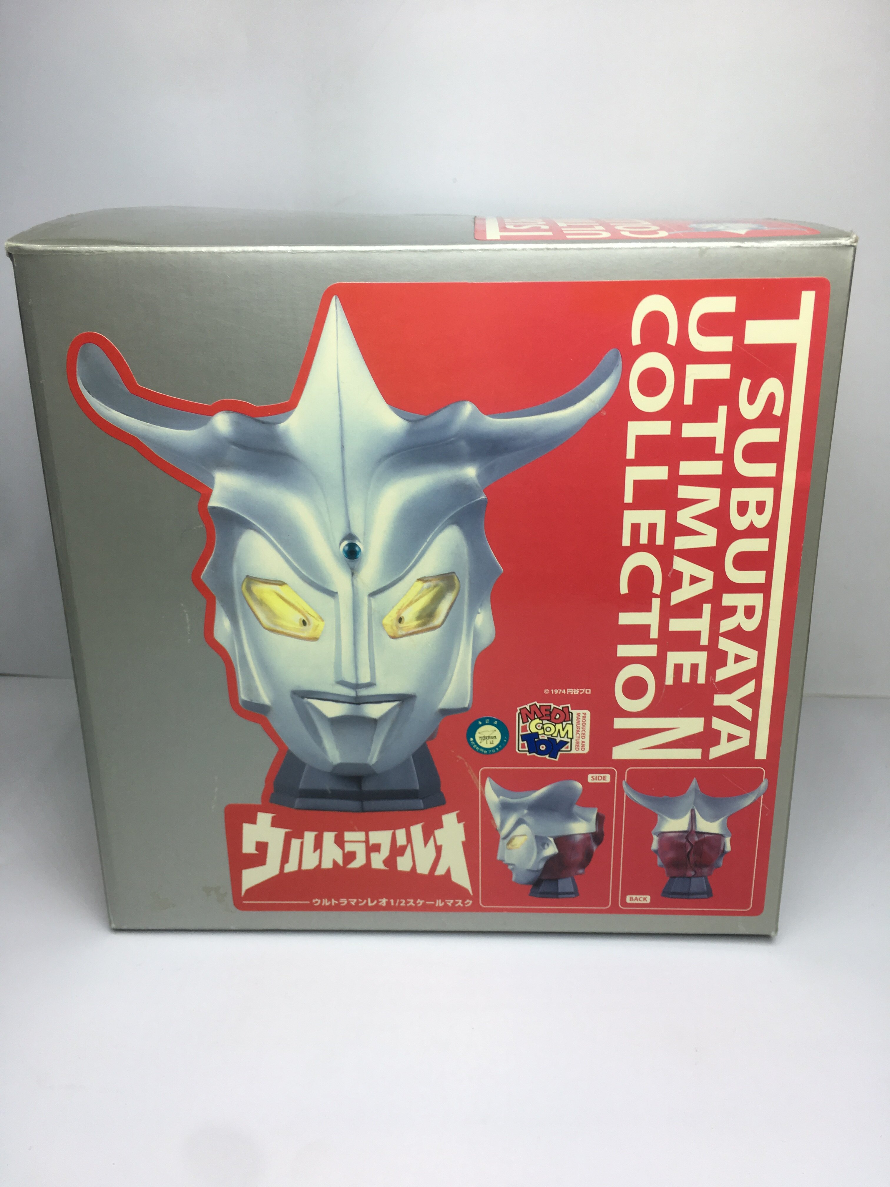 万代正品超稀有雷欧奥特曼1/2头像 MEDICOM TOY 雷欧奥特曼头像