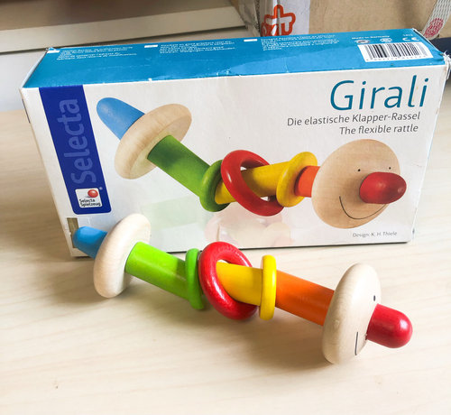 德国selecta木质玩具girali 毛毛虫