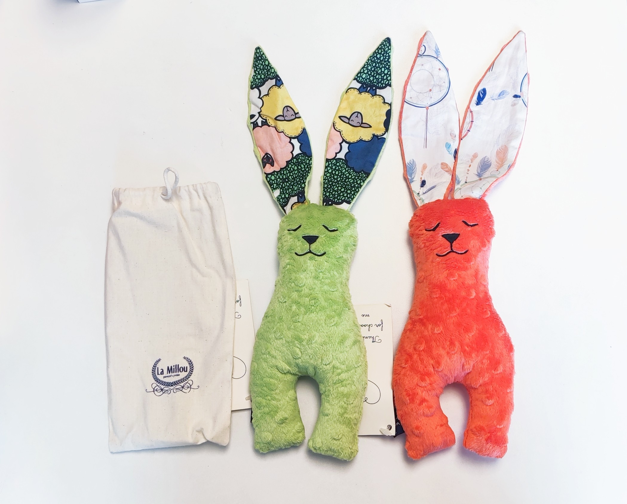 现货波兰lamillou拉米洛安抚兔新生儿婴幼儿可入口安抚豆豆兔中号