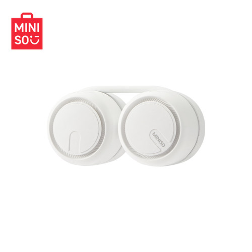 MINISO名创优品简约风挂脖大风力1200mAh风扇挂脖风扇白色户外