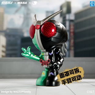 MINISO名创优品假面骑士×WASA龙联名系列盲盒正品 潮玩礼物男生