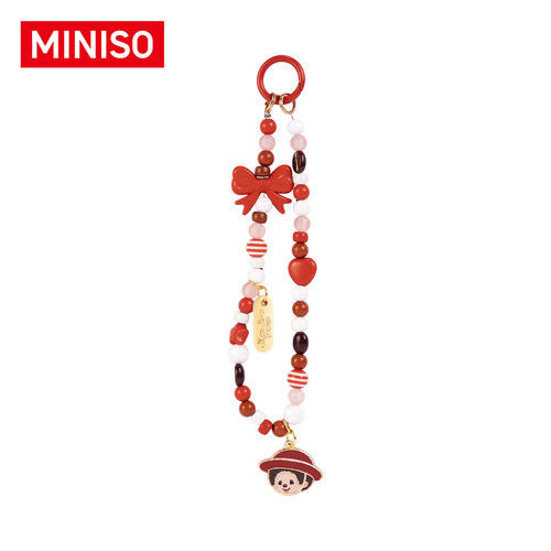MINISO萌趣趣咖啡农场系列串珠手机挂绳创意设计挂件卡通装饰可爱