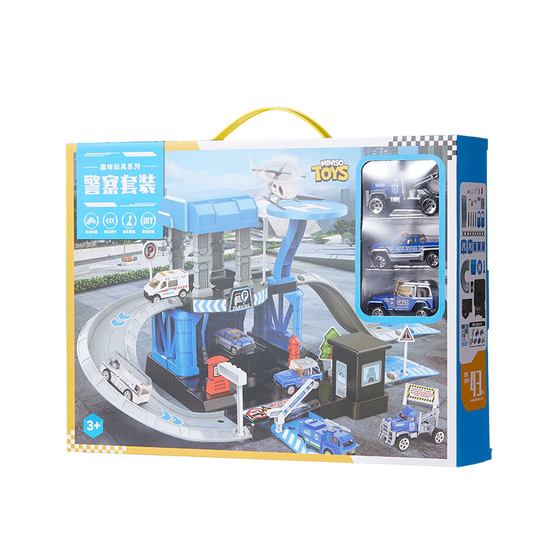 MINISO名创优品趣味玩具系列合金车场景警察消防工程拼装礼物男孩,模玩/动漫/周边/娃圈三坑/桌游,潮玩明盒/吊卡,淘宝优惠券,粉丝福利购,淘宝优惠卷