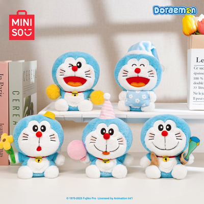 MINISO名创优品哆啦A梦婴童系列毛绒盲盒公仔玩偶娃娃摆件礼物