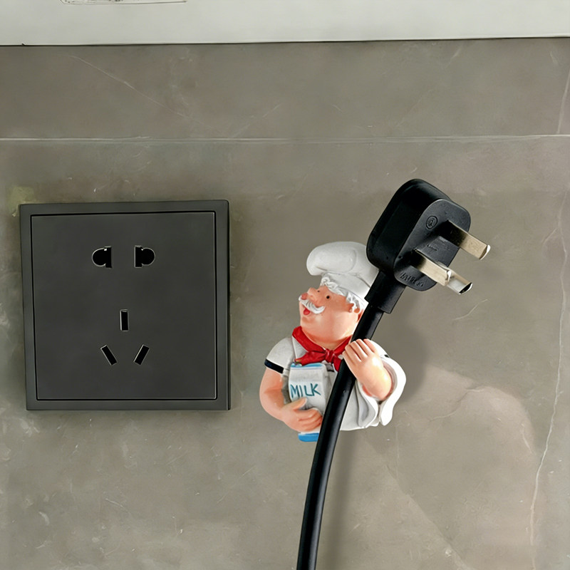 插头固定器装饰摆件家居好物厨房电线收纳创意挂钩免打孔强力粘钩,家居饰品,装饰摆件,淘宝优惠券,粉丝福利购,淘宝优惠卷