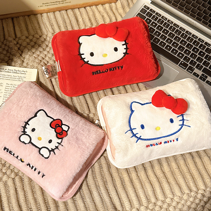 可爱三丽鸥热水袋暖水袋女痛经暖肚子暖宝宝充电款防爆暖手电暖袋