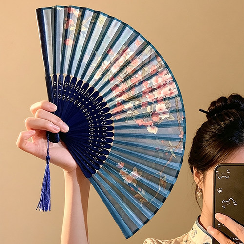 2026新款新中式竹折扇女便携