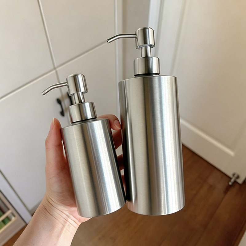不锈钢高颜值按压乳液分装瓶图片