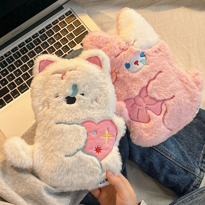 可爱热水袋注水式暖水袋