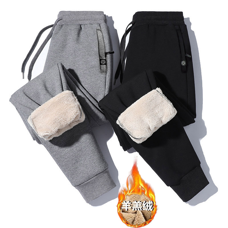 knitting Sports pants Men's trousers 2019 new pattern Autumn and winter Sherpa Plush thickening leisure time trousers Ankle banded pantsin the Men's clothing, Casual pants  category - from Buy2taobao.com to provide professional Taobao agent buy service