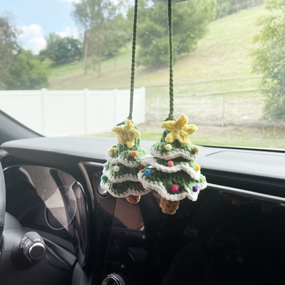 圣诞节车挂diy手工材料包汽车内饰车载后视镜挂件装饰礼物礼品