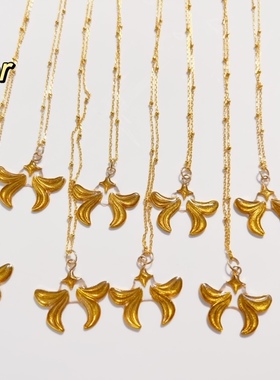 光遇季节项链定制掐丝滴胶定制项链定制抖音同款