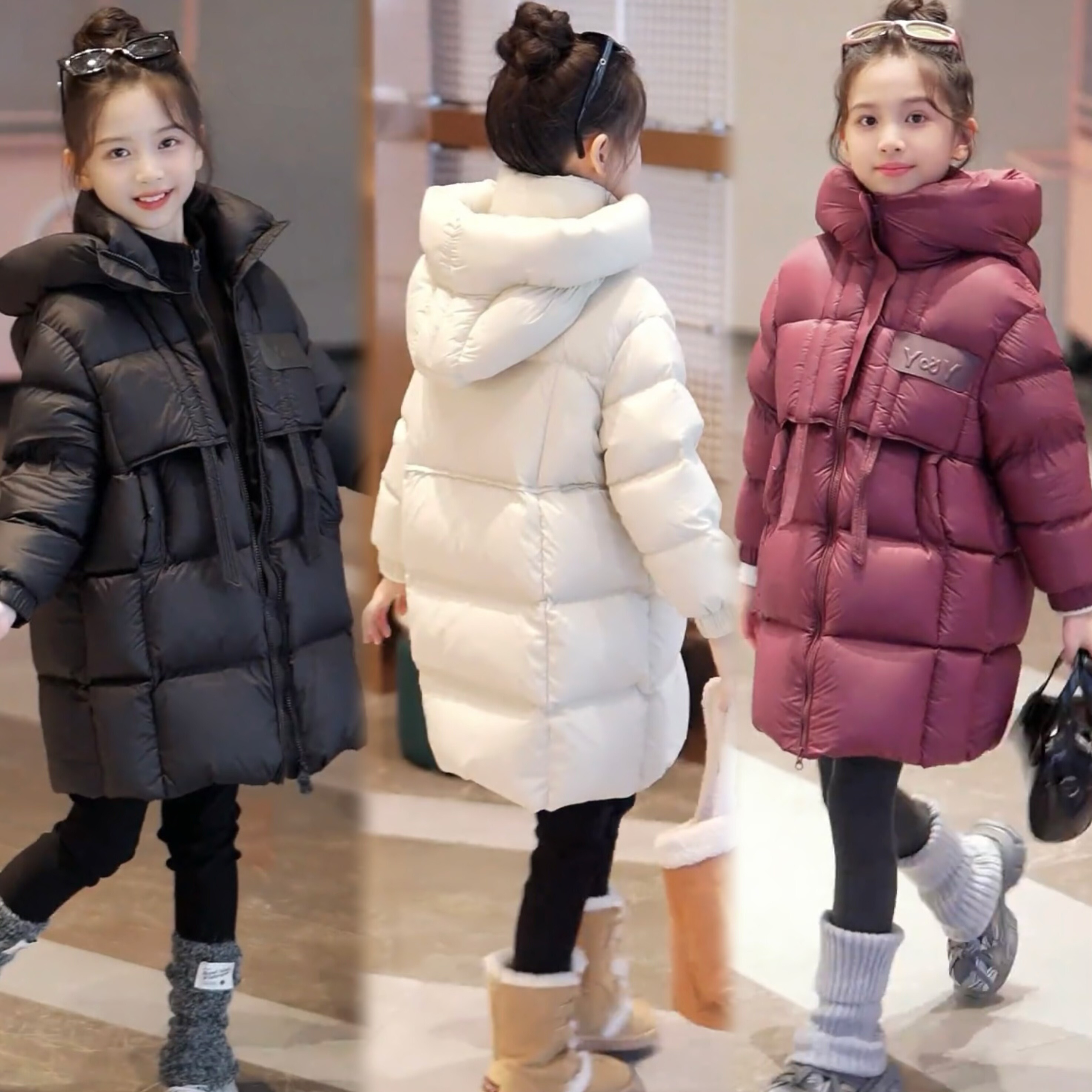 潮童时尚羽绒服冬款女童韩版外套