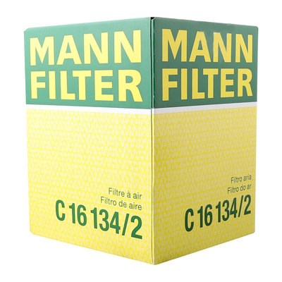 曼牌 C16134/2 适用新福克斯经典福特翼虎沃尔沃V40 空滤空气滤芯