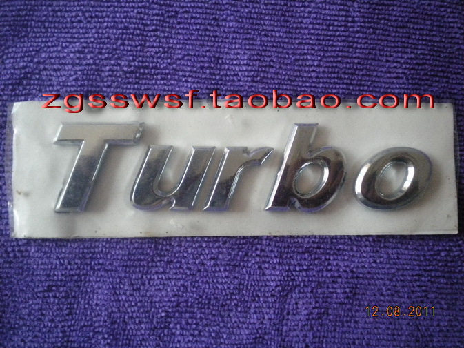 景逸风行叶子板TURBO车标志