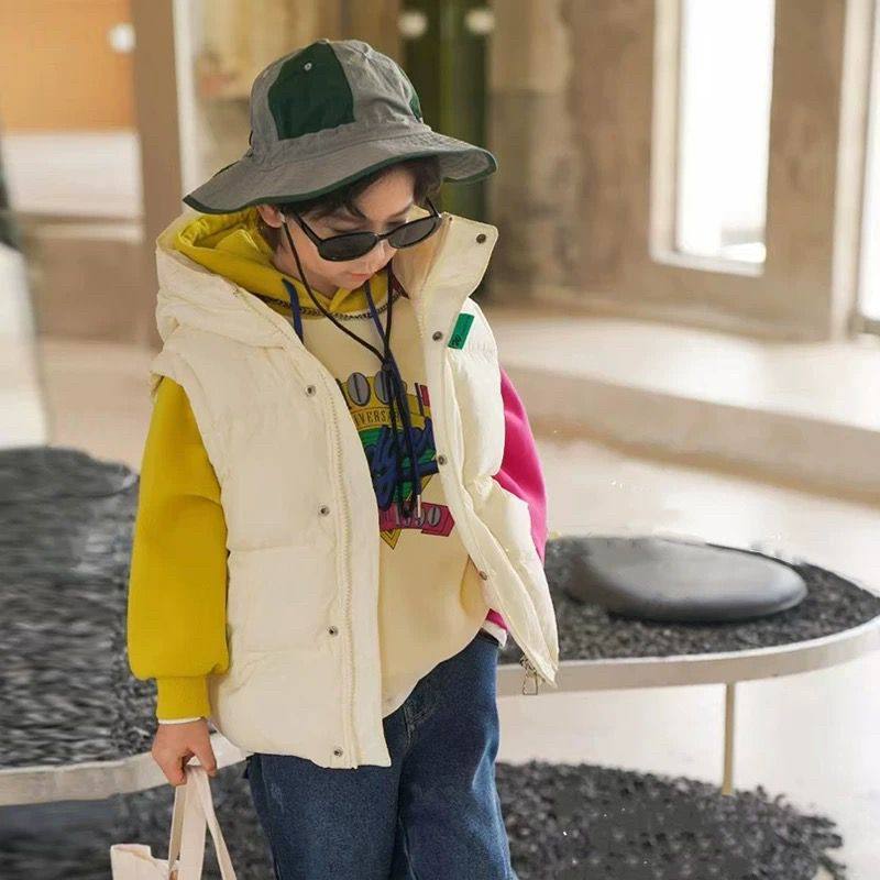 19001木家带帽羽绒服马甲童装秋冬款保暖马夹背心中童,童装/婴儿装/亲子装,羽绒马甲,淘宝优惠券,粉丝福利购,淘宝优惠卷