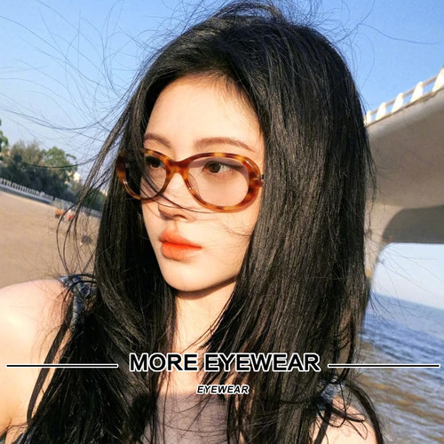 2025新品鞠婧祎GM同款玳瑁色眼镜