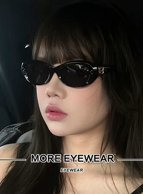 2025新款GM墨镜女黑色猫眼法式风复古高级感板材太阳眼镜男COCOA