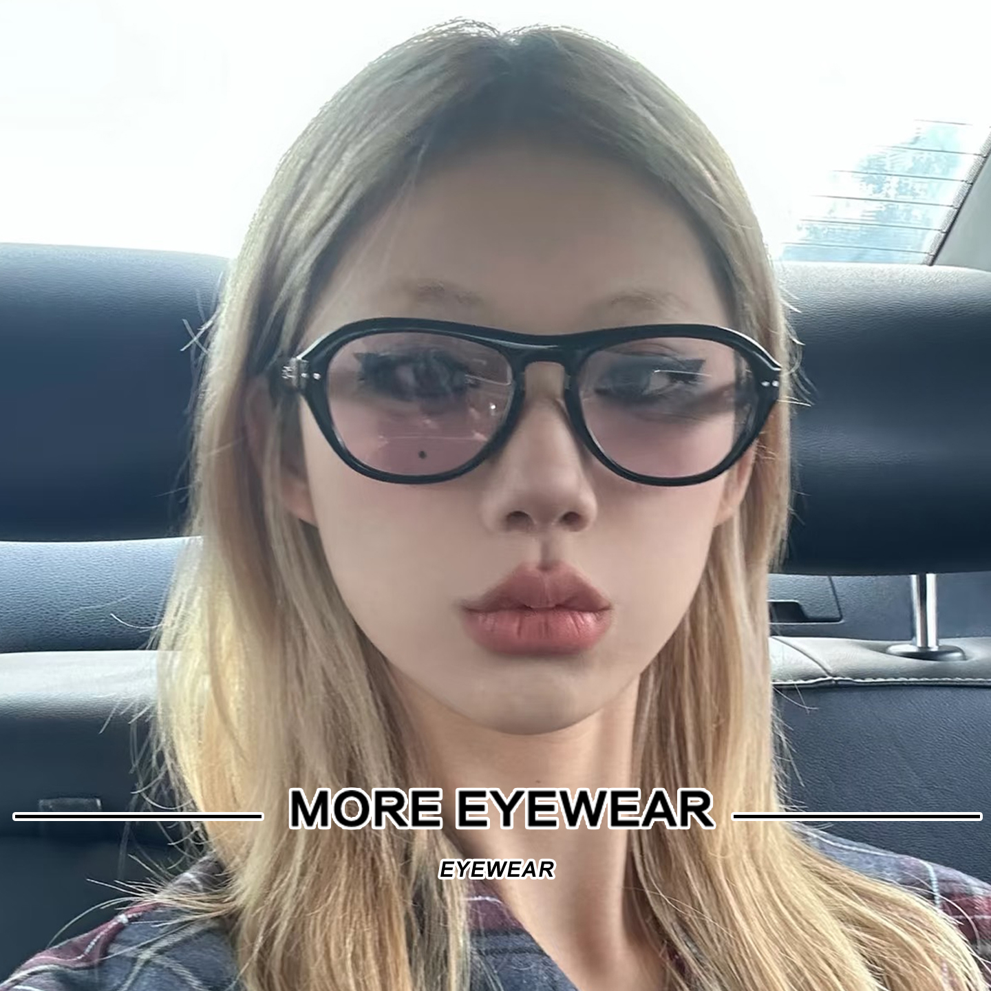 复古飞行员款眼镜防嗮男女