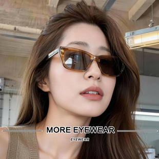 GM猫眼墨镜男SAGE琥珀茶色复古高级感防紫外线太阳眼镜女 刘宇同款