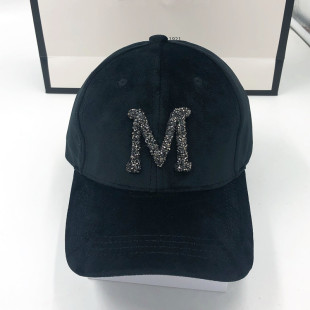 法国2021春夏新款 潮 帽子女M标棒球帽遮阳纯棉鸭舌帽防晒帽韩版