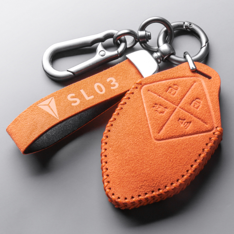 翻毛长安深蓝汽车颜值质感钥匙包