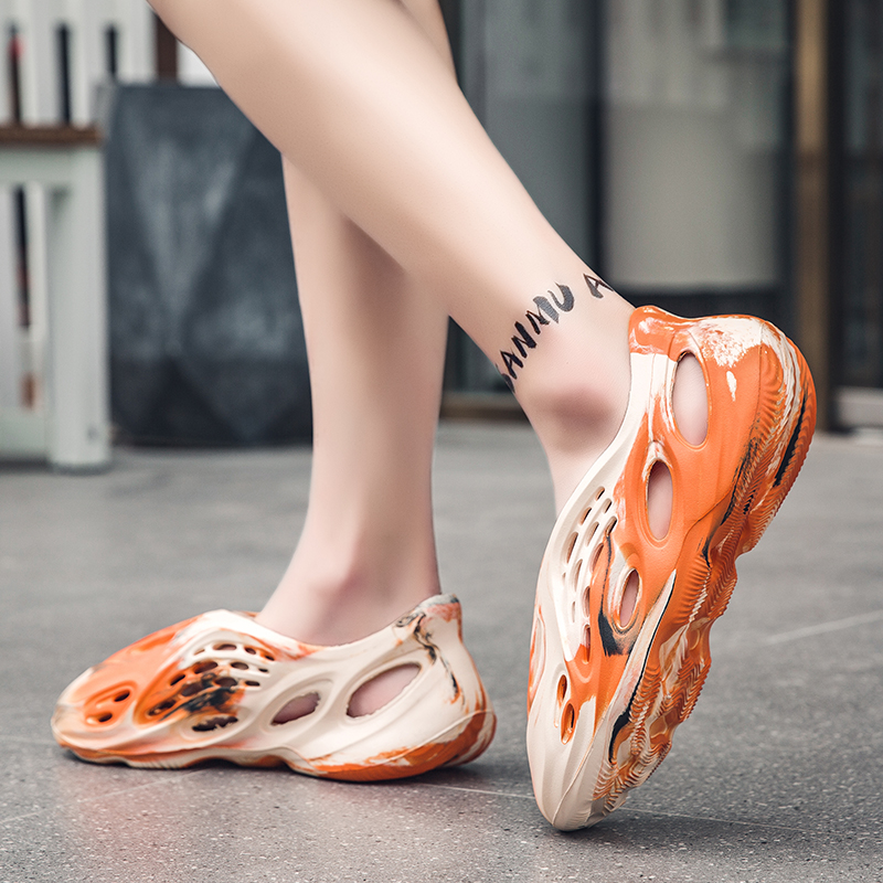 特大码拖鞋男加宽超大45夏天46加大号47加肥48沙滩土大头洞洞凉鞋