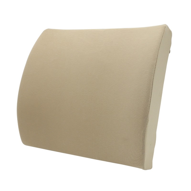 简约商务纯色记忆棉颈枕腰靠套装 针织棉u型枕靠垫腰托ce30