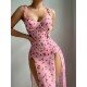 Lace Women Style Sexy Country Nightgown Floral Lingerie