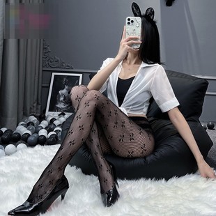 Tights Fishnet Teasing Lingerie Silk Sexy Black Stockings