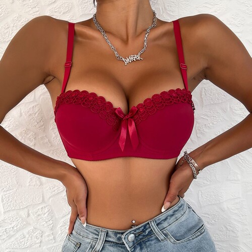 Top selling lingerie with smooth surface and steel rim adjus