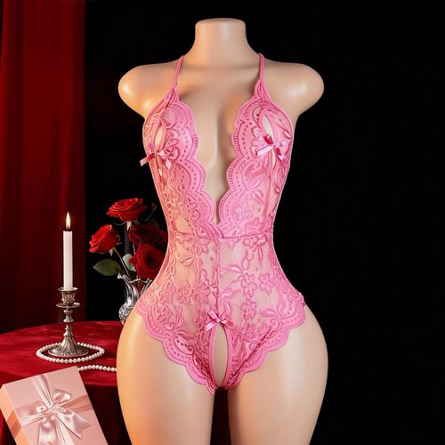 New large-size one-piece garment with open crotch, no need t