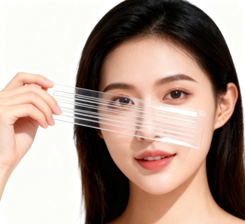 3mm英语打格画线尺子学生规范写字矫正无刻度教学考试高效标准辅